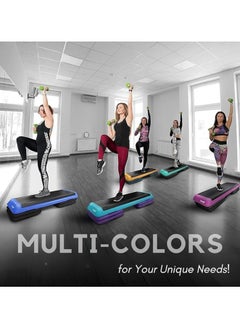 Yes4All Yes4All Adjustable Workout Aerobic Exercise Step Platform Health Club Size with 4 Adjustable Risers Included and Extra Risers Options  - Image 5