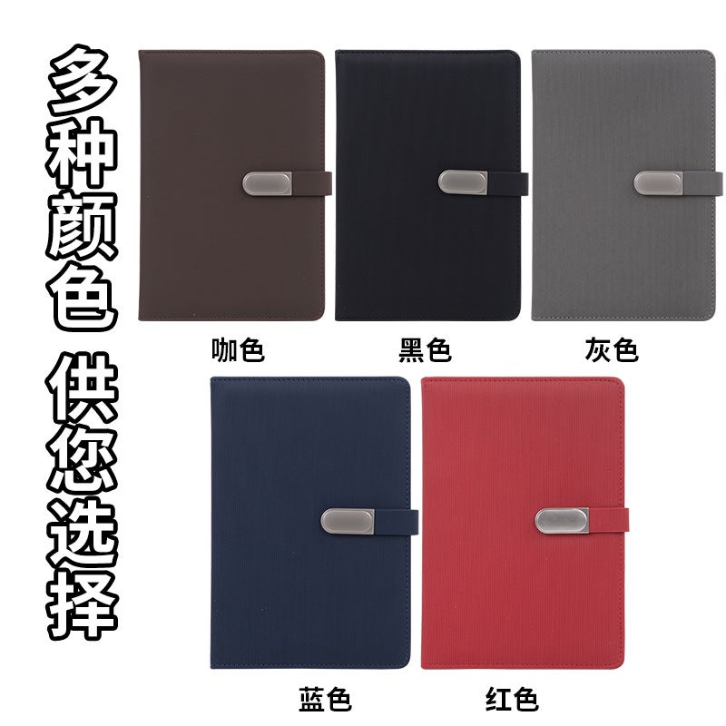 Notebook 2023 A5 Notepad Business Printable Logo Simple Ins Style Student Leather Work Plan This - Image 3