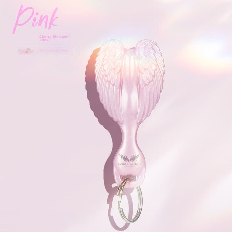 Tangle Angel British Angel Princess Mini Comb, Portable Hair Comb for Women, Holiday Gift for Girlfriend, Bangs Comb in Pink - Image 2