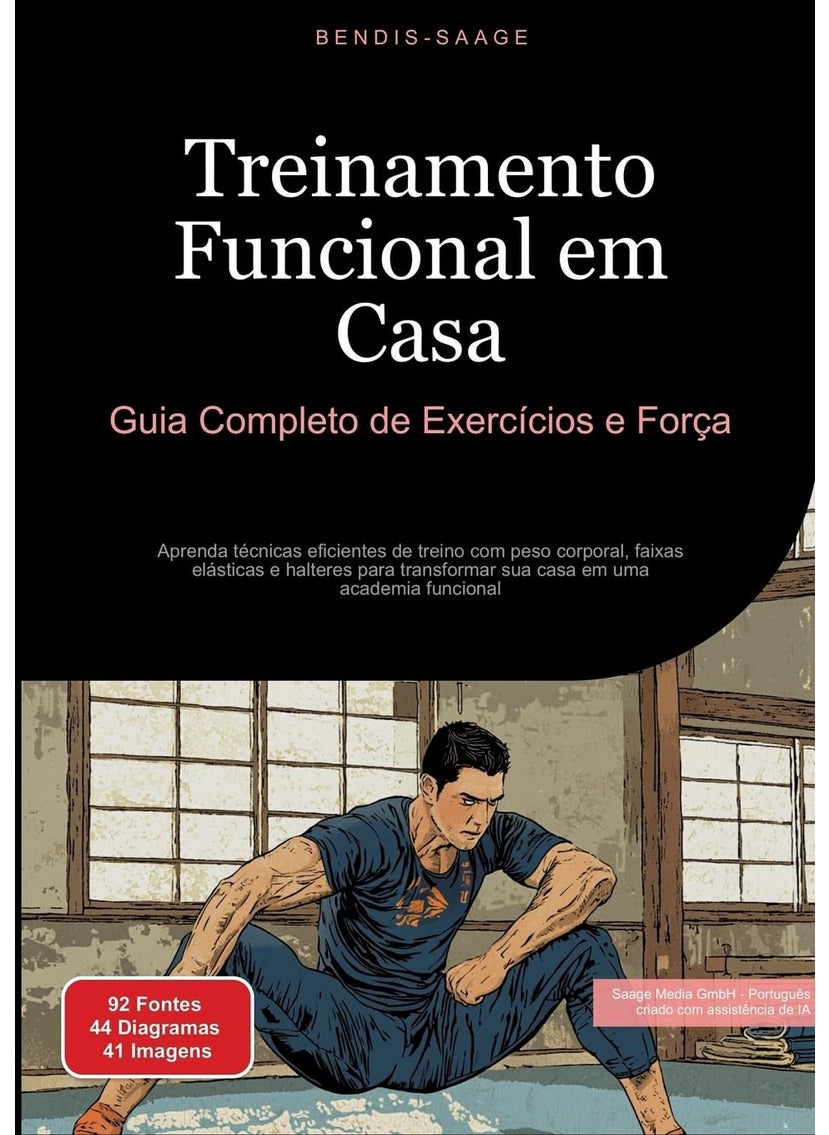 Treinamento Funcional em Casa: Guia Completo de Exercícios e Força: Aprenda técnicas eficientes de treino com peso corporal, faixas elásticas e ... sua casa em uma academia funcional 