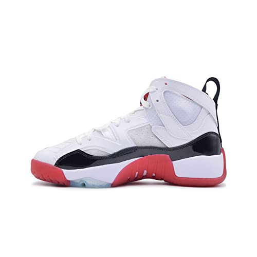 Jordan Jumpman Two Trey Men Basketball Sneakers Size 115 and 120 Color White Black and Gym Red us_Footwear_Size_System Adult Men Numeric Medium Numeric_12 - Image 1