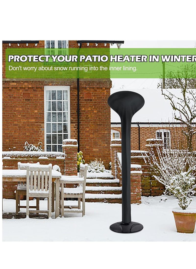 KASTWAVE Electric Patio Heater Cover Waterproof, Electric Outdoor Garden Heater Covers with Zipper and Adjustable Drawstring 500D windproof Anti-tear Oxford Cloth（180CM*65CM）  - Image 3