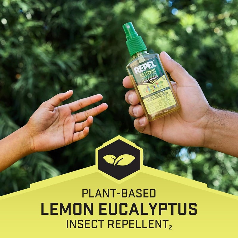 Repel Plant-Based Lemon Eucalyptus Insect Repellent, Mosquito Repellent, Pump Spray, 4 Ounce, (Pack of 2) - Image 4