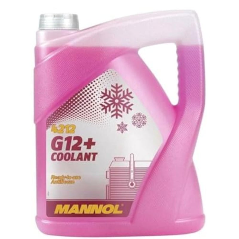HTE - Mannol Germany G12+ Red Antifreeze Coolant 5L - Image 5