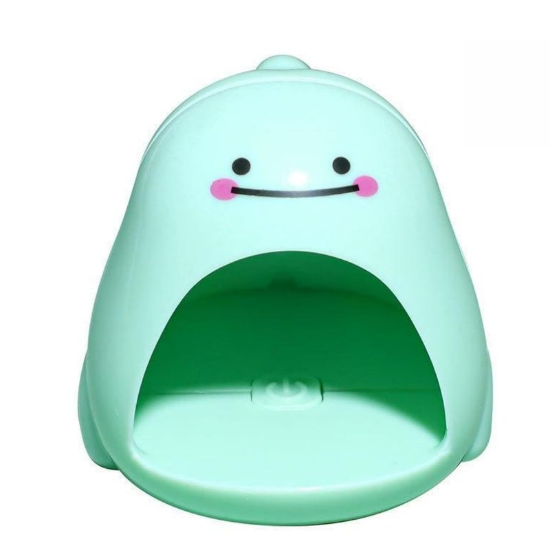 Mini Portable LED Nail Polish Curing Lamp Fast Curing USB Green 4pcs Lamp Chips Nail Art Tool - Image 1