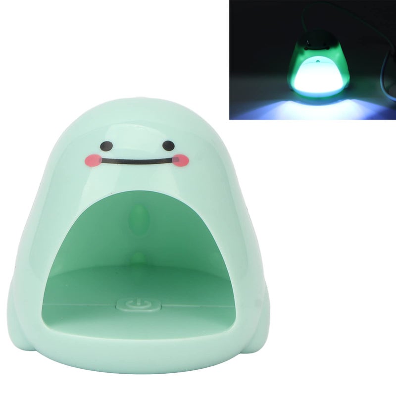 Mini Portable LED Nail Polish Curing Lamp Fast Curing USB Green 4pcs Lamp Chips Nail Art Tool - Image 3