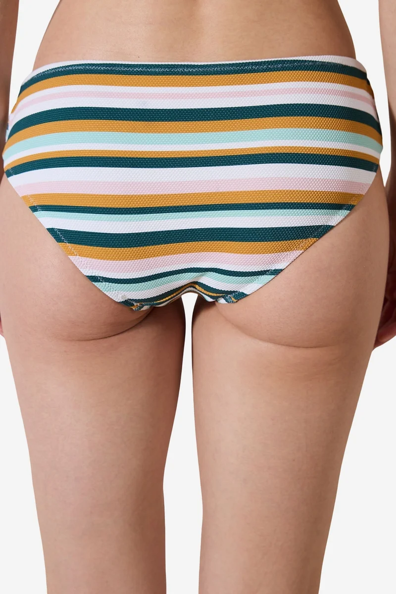 بنتي PENTI Shona Hipster Textured Striped Bikini Bottom