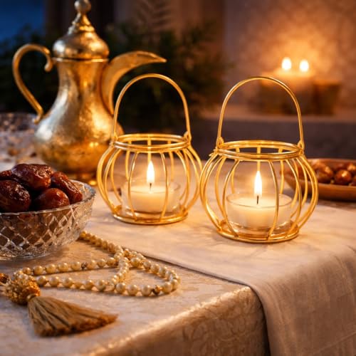 CentraLit Hanging Diya for Diwali Decoration | Glass Tea Light Candle Holder | Home Decor Accent for Festivals | Return Gift for Housewarming | Christmas Decorative Piece - Diwali & Gifting - Image 2