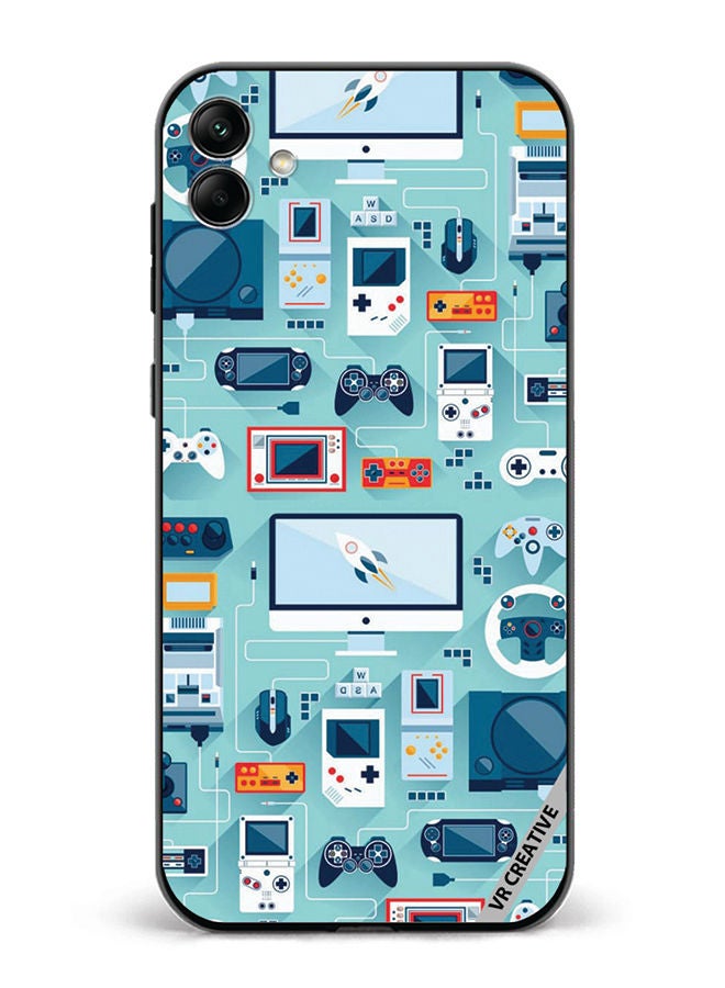 VR CREATIVE Protective Case Cover For Samsung Galaxy A04 Technology Items Design Multicolour - Image 1