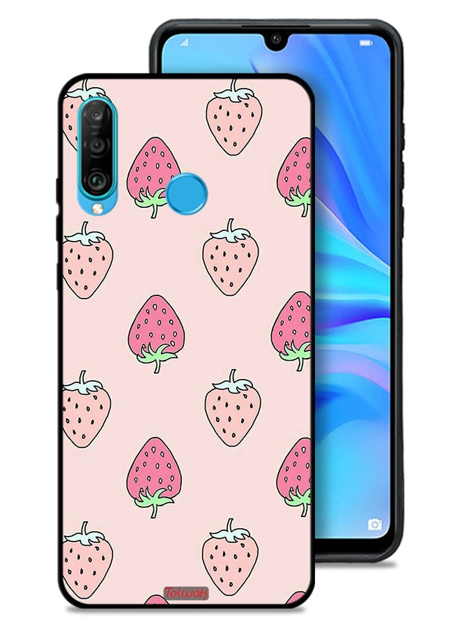 Tolwak Huawei nova 4e Protective Case Cover Strawberry Icon - Image 1