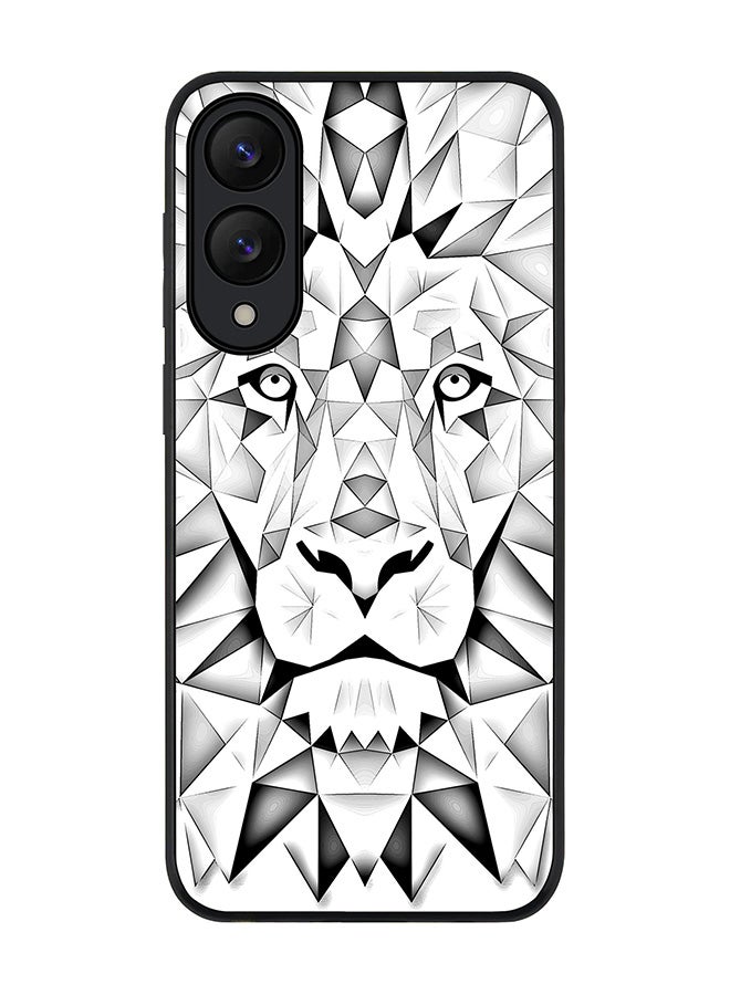 Stylizedd For Samsung Galaxy S25 Edge Case,Slim fit Camera Protection, Shockproof Thin Phone cover  - Poly Lion
