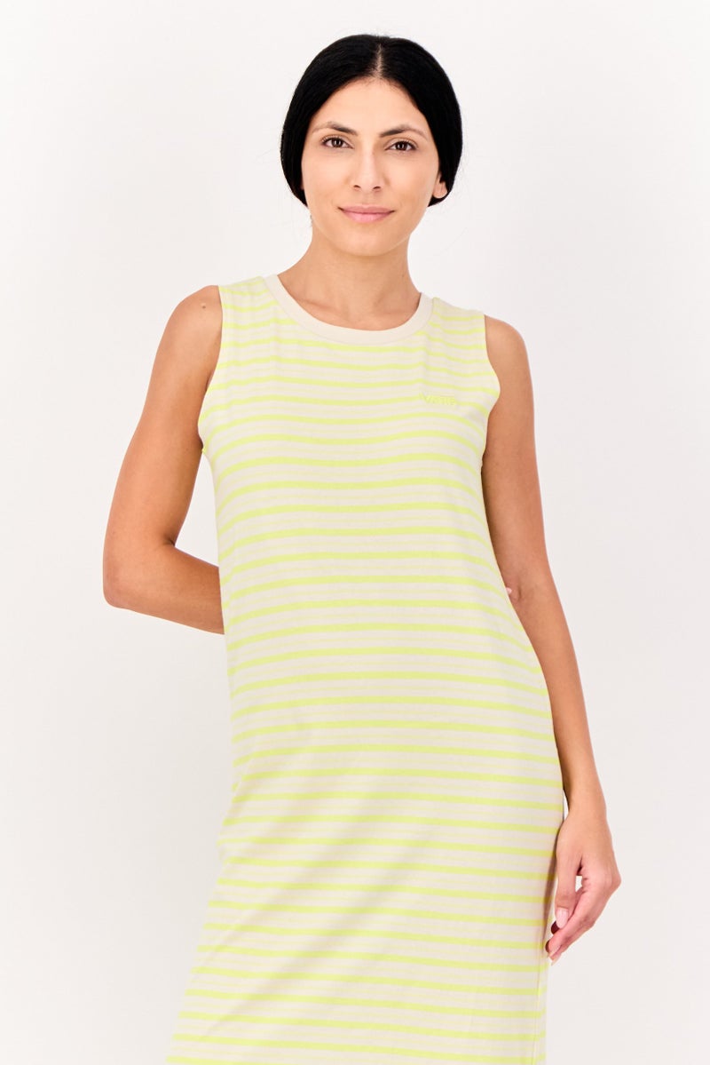 VANS Women Stripe Midi Dress, Multicolor - Image 2
