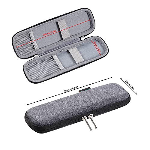 iDream365 Small Pencil Case Holder for Pencils,Hard Pen Case for Executive Fountain Pens,Ballpoint Pens-Grey - Image 5