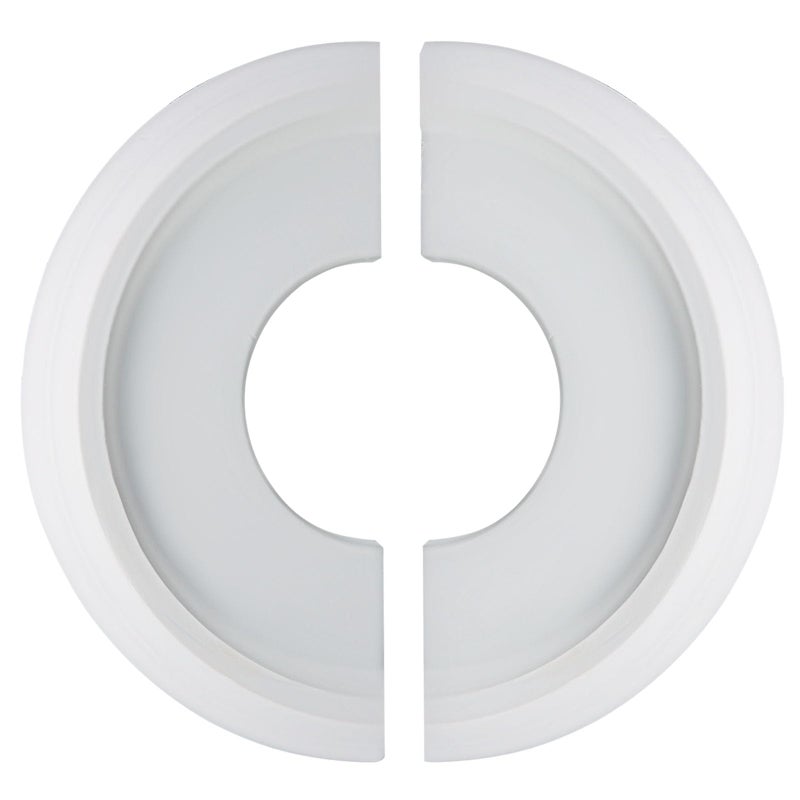 Zorfeter Split Molded Ceiling Medallion 10"OD x 4"ID, White Ceiling Fan Cover Plate Light Fixtures Trim - Image 1
