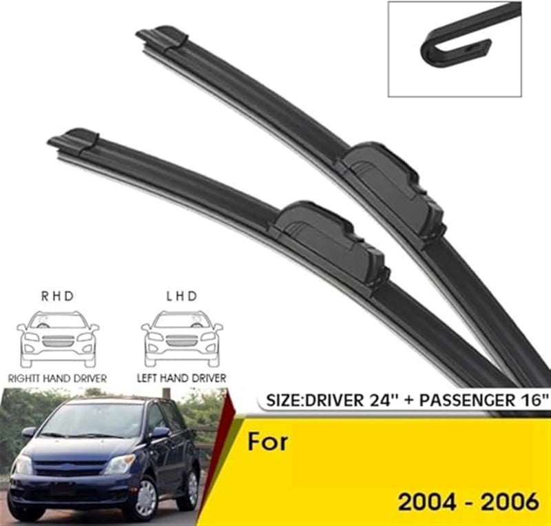 Wivplex Car Front Wiper Blades for Scion XA 2004-2006 - Image 3