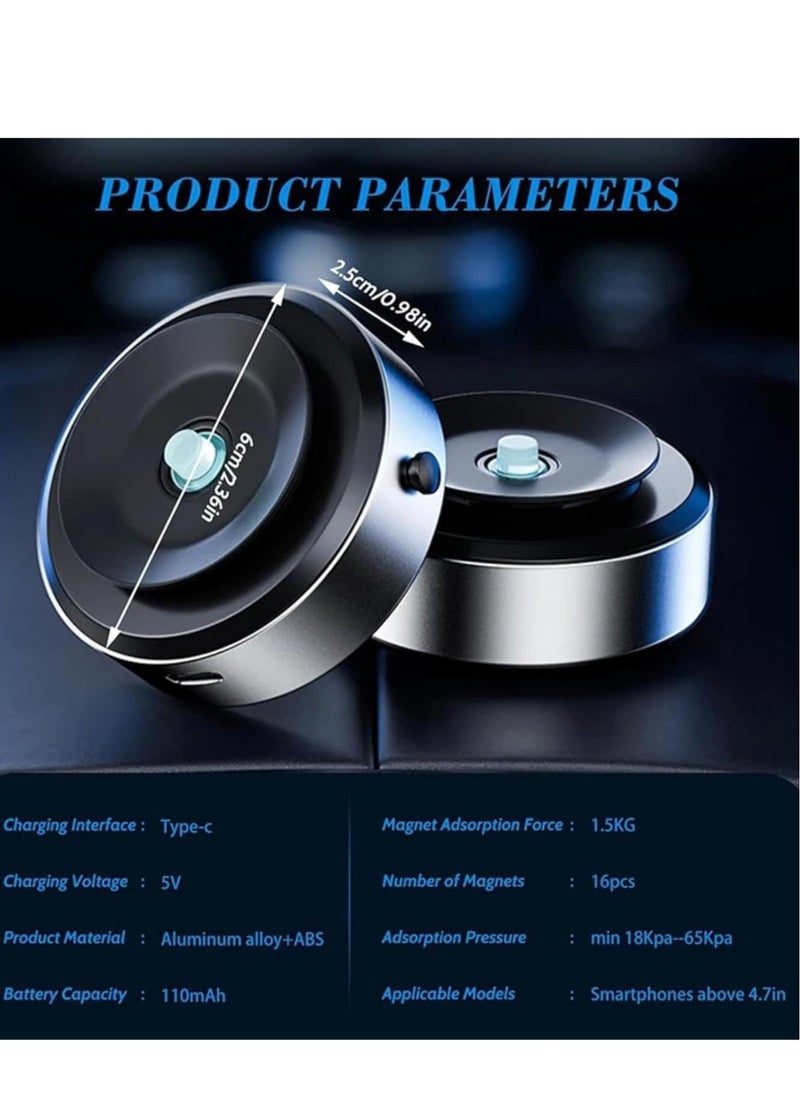 JAJEEK "NEW Magnetic Suction Phone Holder – Intelligent Car Mount with 360° Adjustable Magnetic Grip (Black)" - Image 3