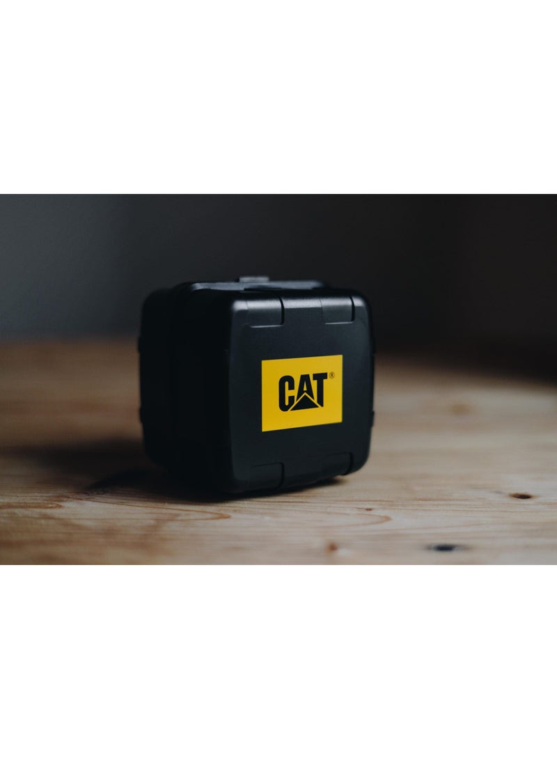 CATERPILLAR ساعة كاتربيلر دايموند ذات قرص أسود، حزام سيليكون أسود - QB.161.21.131 - Image 2