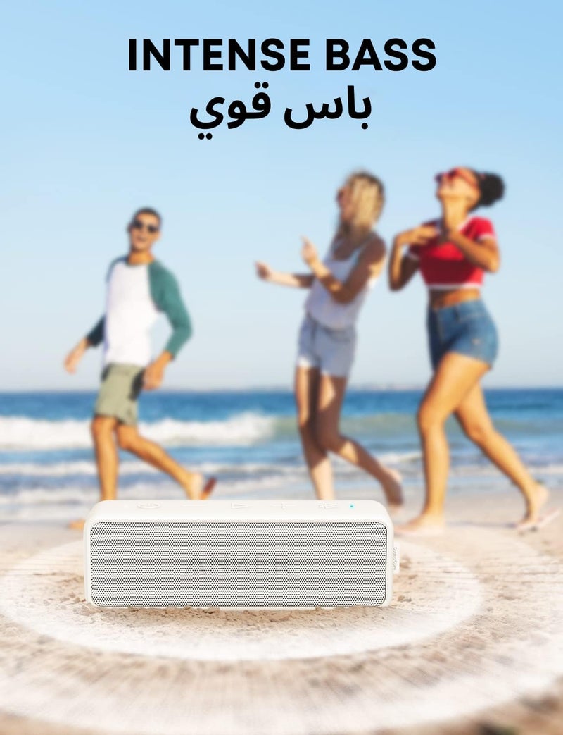 أنكر مكبر صوت بلوتوث محمول Anker Soundcore 2 مع صوت ستيريو بقوة 12 واط، تعزيز الصوت الجهير، مقاوم للماء IPX7، تشغيل لمدة 24 ساعة، إقران ستيريو لاسلكي، مكبر صوت للمنزل، في الهواء الطلق، والسفر - Image 2