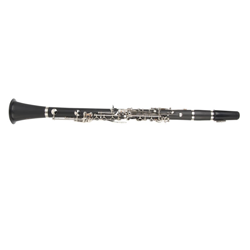 Bb Clarinet: 17 Key Black ABS & Synthetic Cardboard Tube Body - Long Service Life Precise Sound Compact Storage Clarinet Set for Beginner & Intermediate Musicians - Image 4