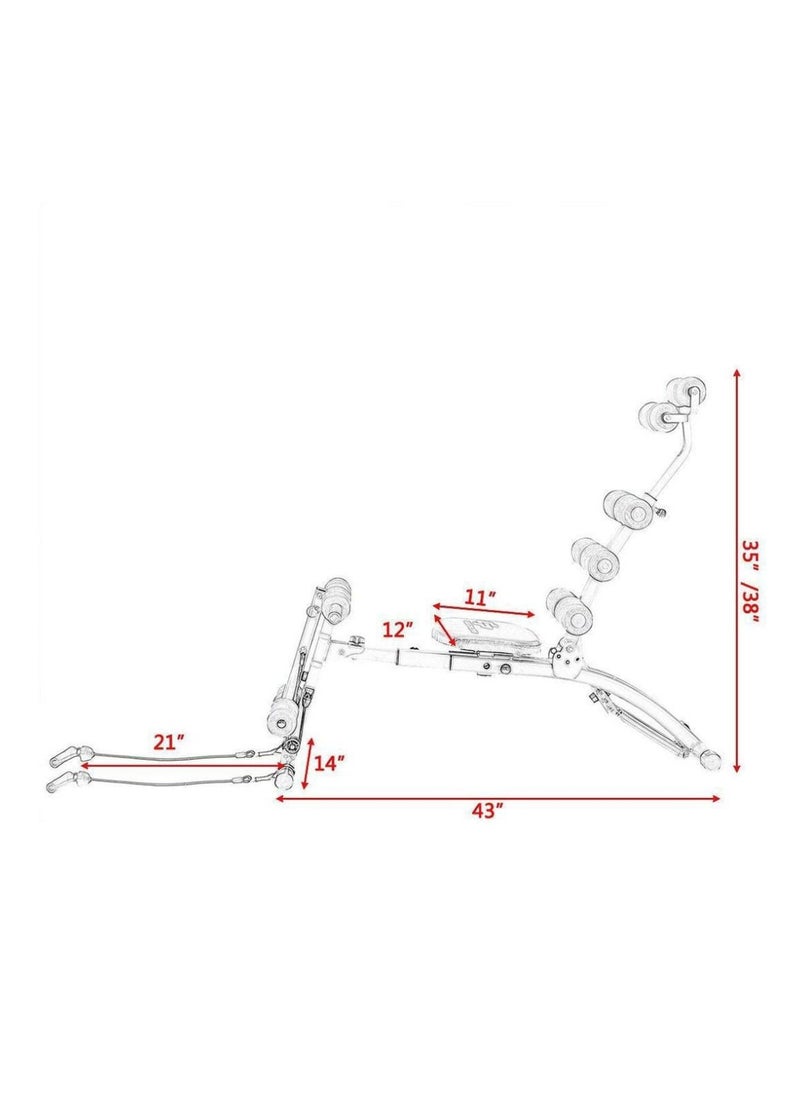 Generic - Unisex Exercise Device to Strengthen Abs and Tummy Tightening With Stirrable Seat As Needed - Image 1