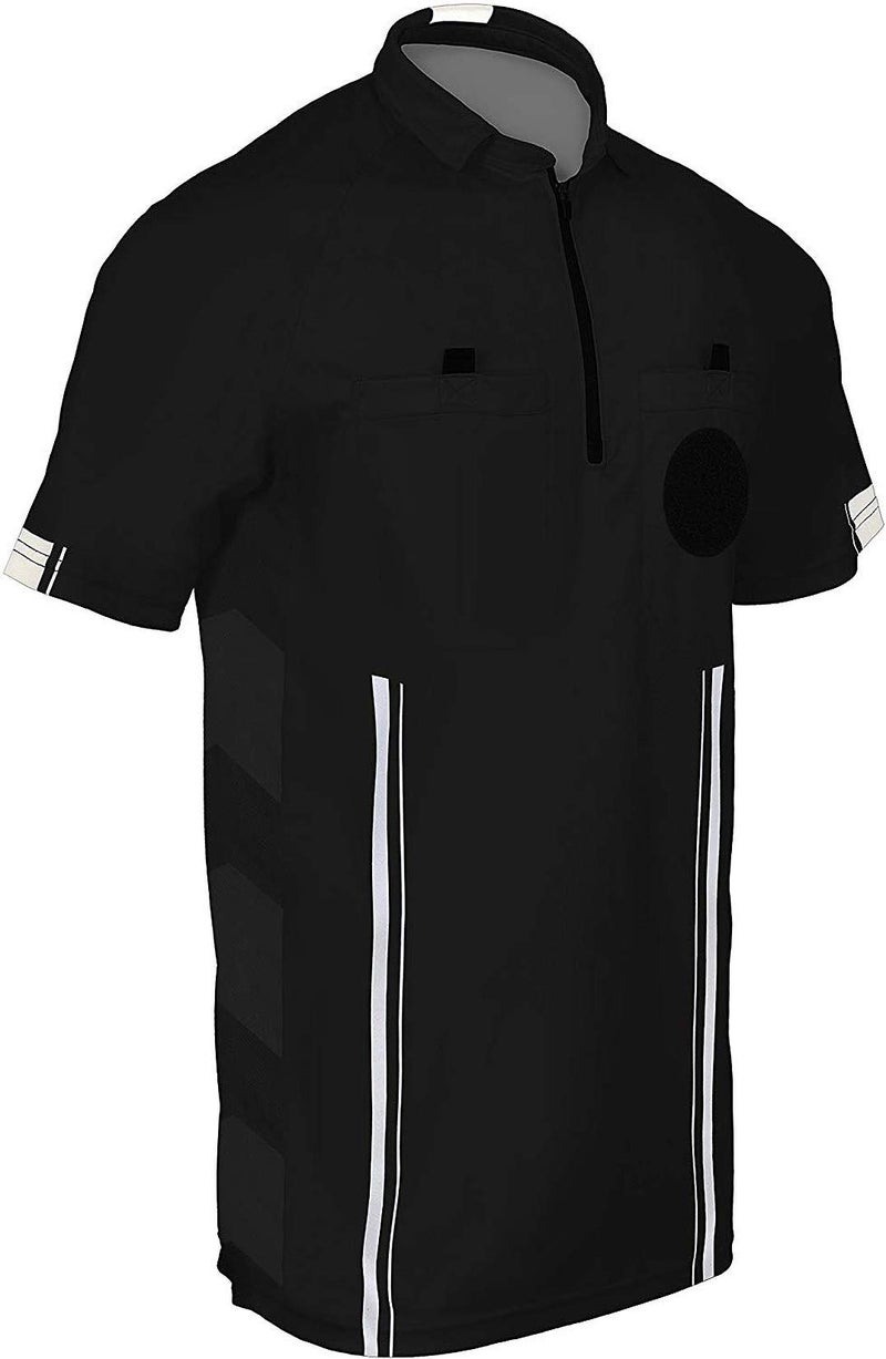 Total Soccer Factory New! 2018 Soccer Referee Jersey (2018 Black, Youth Large) - Image 1