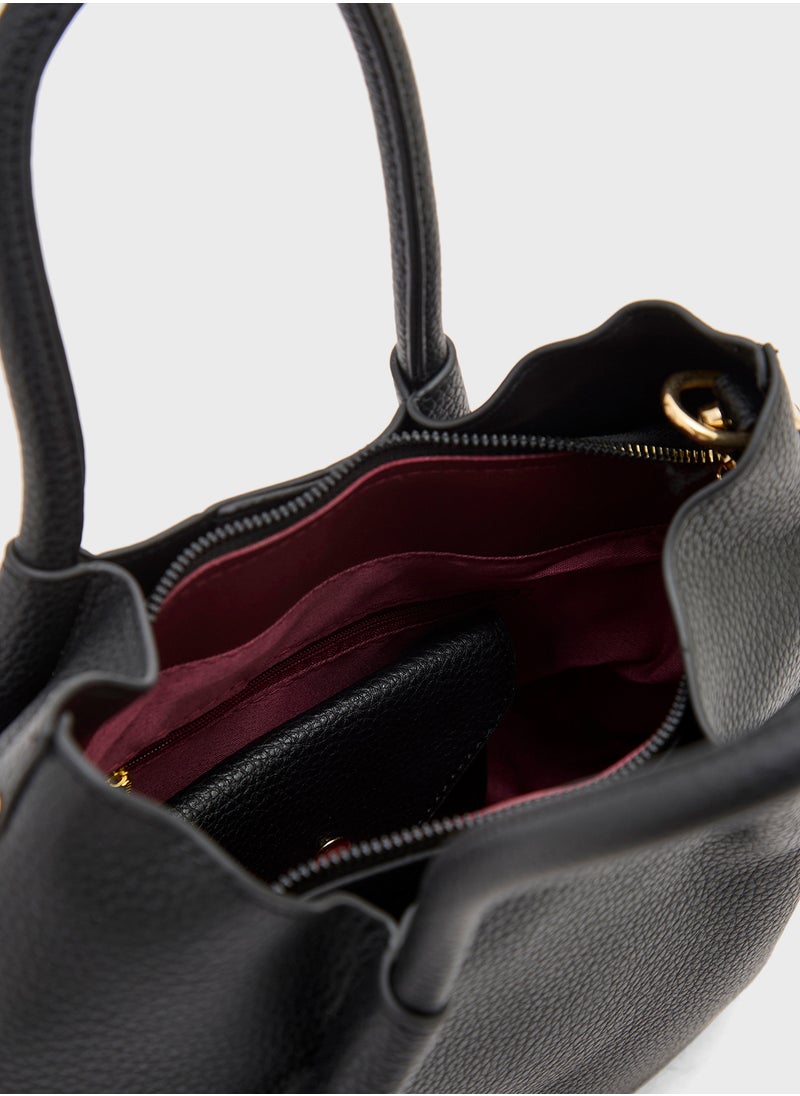ELLA - 2 In 1 Slouchy Tote Bag With Wallet - Image 1