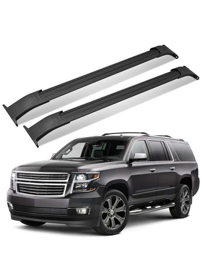 TEMSONE Max Loading 220LB Heavy Duty Aluminum Roof Rack Cross Bar Compatible with 2015-2020 GMC Yukon & Yukon XL, Chevrolet Suburban & Tahoe, Cadillac Escalade & Escalade ESV Heavy Duty Roof Rails Crossbar - Image 1