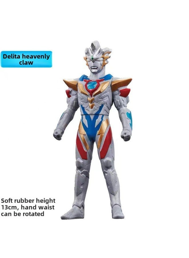 13CM Ultraman Soft Plastic Tiga Style Maltos Galaxy Zero Tiga Superman Children's Hot Toys Wholesale-Color:88, Qatar - Image 1