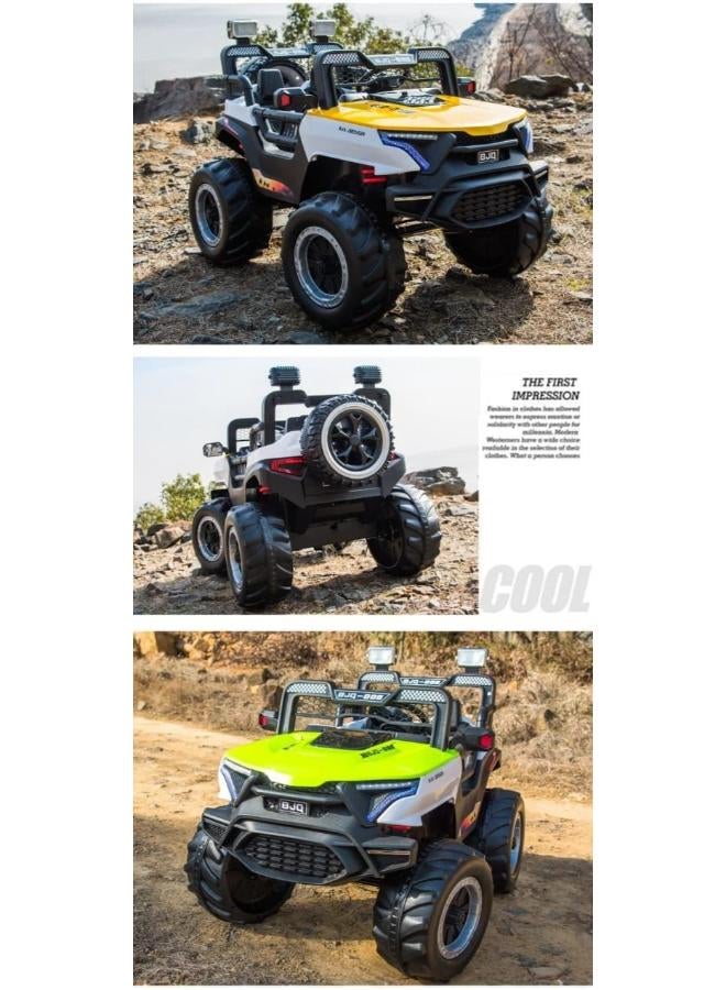 12V Rechargeable Battery Electric Car 4 * 4 Kids Ride on Toy with Light and Music Kids Electric Car for Driving 1-5 Years Boys Girls (red) - Image 3