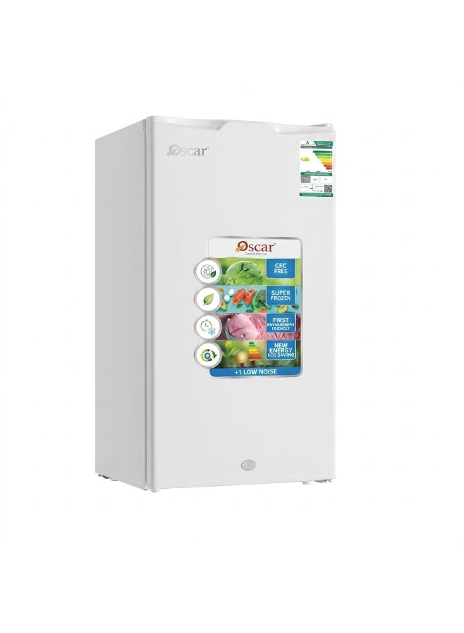 Oscar 90L Table Top Refrigerator | Compact Single Door Fridge | Mechanical Temperature Control | Energy Efficient | Lock & Key | De-Frost Technology - OR120DW | 1 Year Warranty - Image 2