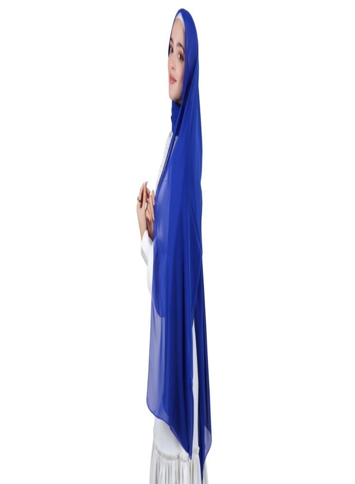 Premium Soft Royal Chiffon Hijab - Elegant Drape & Full Coverage - Multi Colors - Image 2