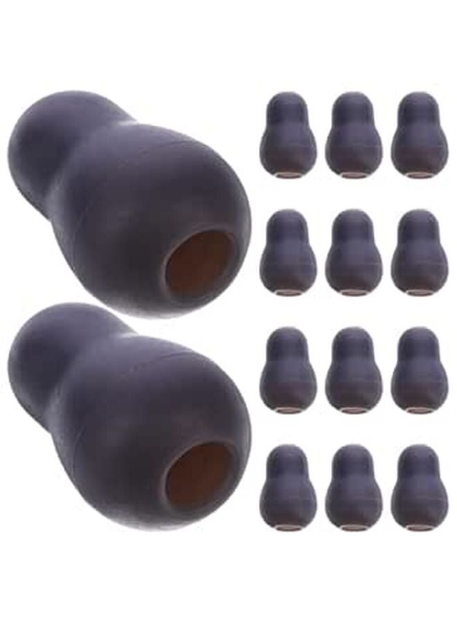 Gray Replacement Earbuds for Stethoscopes 10 Pairs Small Universal Ear Tips Pediatric Cardiology - Image 1