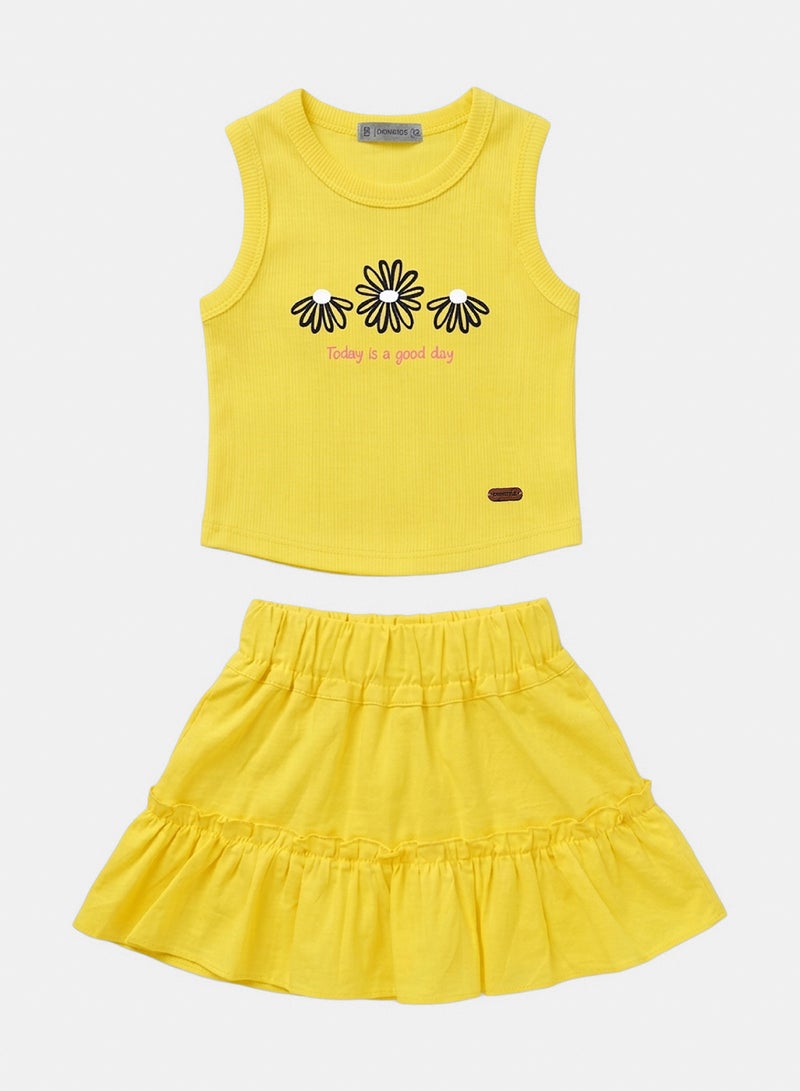 Set Tank top & skirt Baby Girls