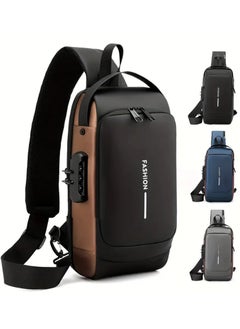 FASHION Anti-theft Shoulder Chest Bag, Motorcycle Sports Bag with USB Charging, Waterproof, Bag  - Image 1