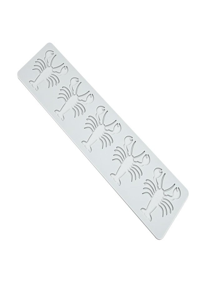 mostsom Sugarcraft Lace Mold Cake Border Decoration Lace Mat for Fondant Wedding Cake Decorating Baking Cake Decorating Crayfish Tools (E_ Crayfish) - Image 2