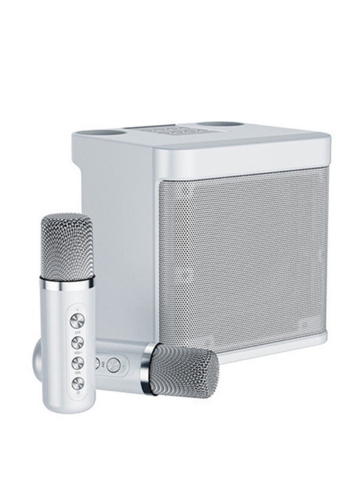 SDRD *Kokni*Karaoke Machine for Adults & Kids,Portable Bluetooth Karaoke Speaker with 2 Wireless Microphones PA Speaker System for Indoor Outdoor Party, Family Party  - Image 2