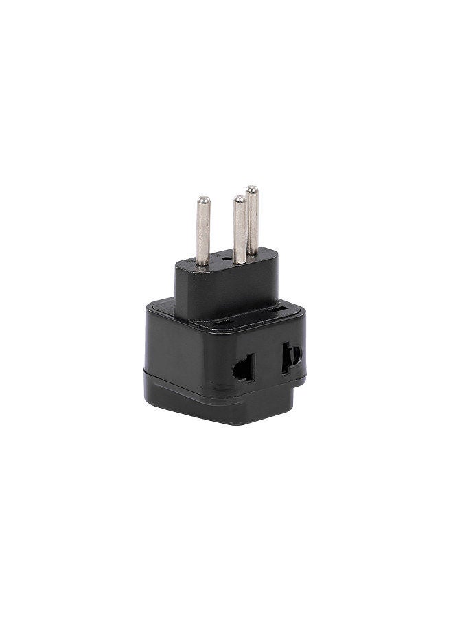 High Quality Swiss Embedded Conversion Plug 5-hole Adaptor Plug Swiss Plug to Universal Socket Travel Plug Adapter Black