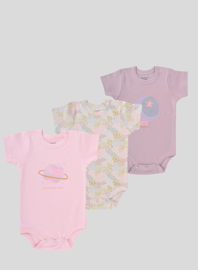 جونيور بادي سوت قطن عبوة 3 قطع بيبي للجنسين - Image 1