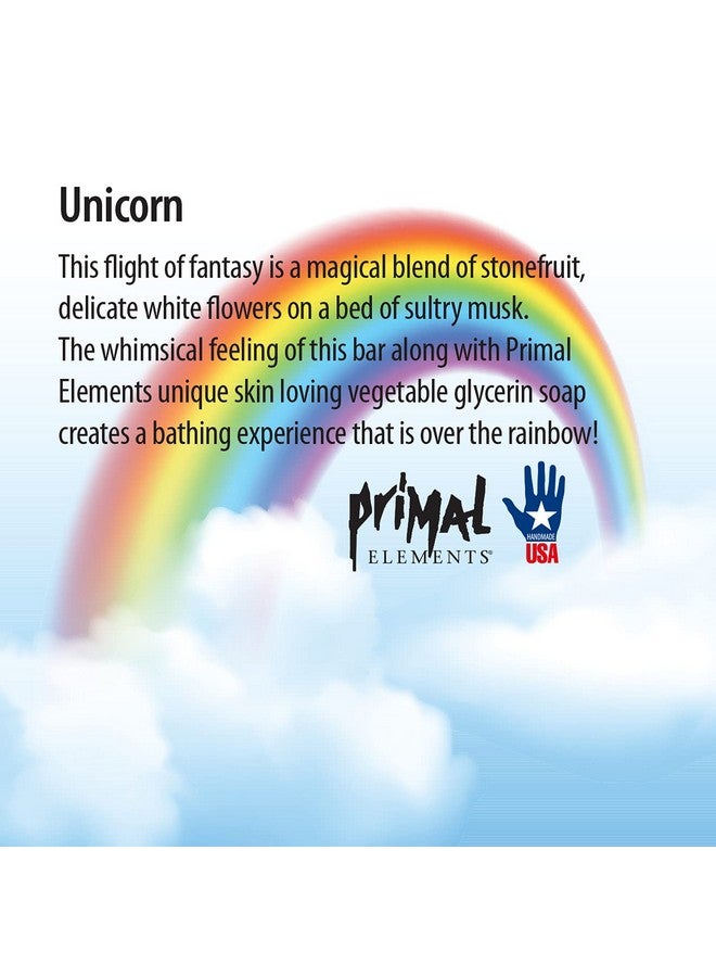 Primal Elements Unicorn Wrapped Bar Soap 5.8 Ounce - Image 2