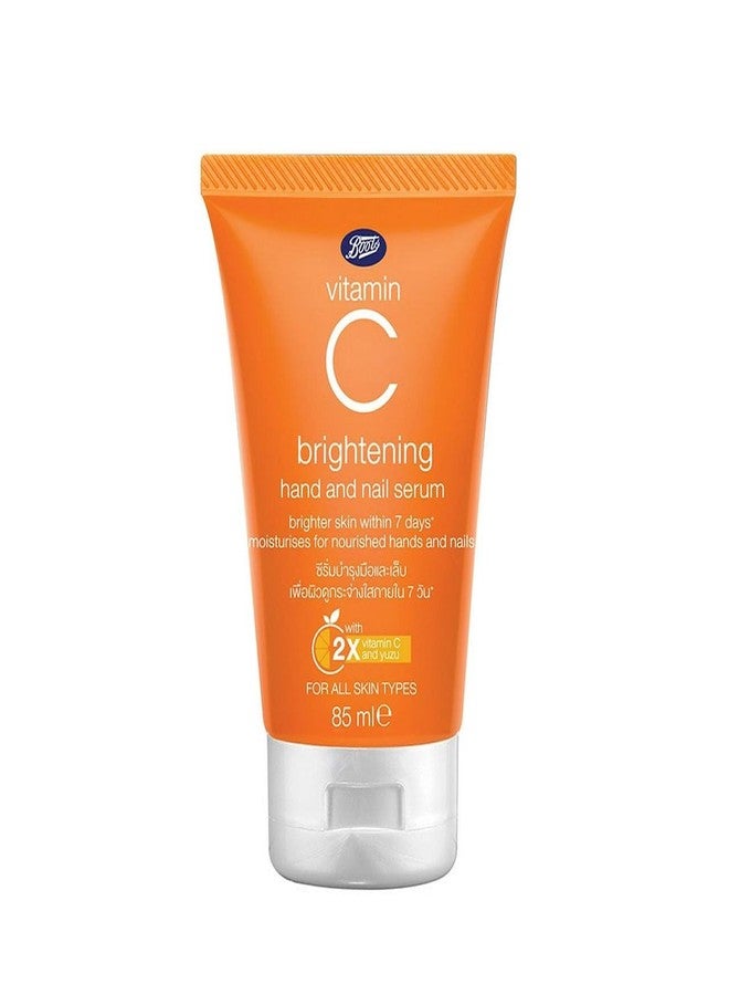BOOTS VITAMIN C BRIGHTENING HAND AND NAIL SERUM 85ML
