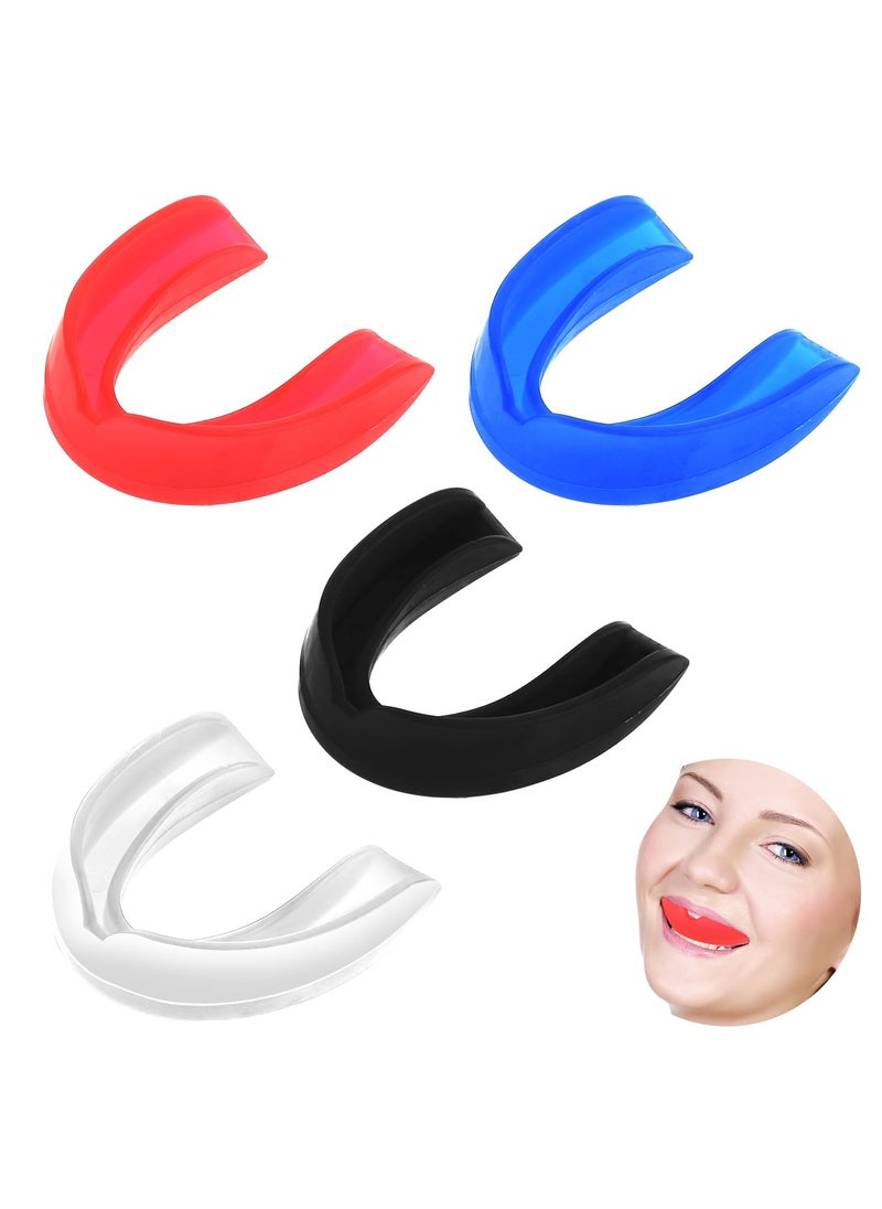 Generic 4 Pack Set Of Adult And Children'S Sanda Nba Tooth Guards, Sports Tooth Guards, Suitable For Football, Boxing, Hockey, Karate, Basketball, Lacrosse, Taekwondo Equipment  - Image 1