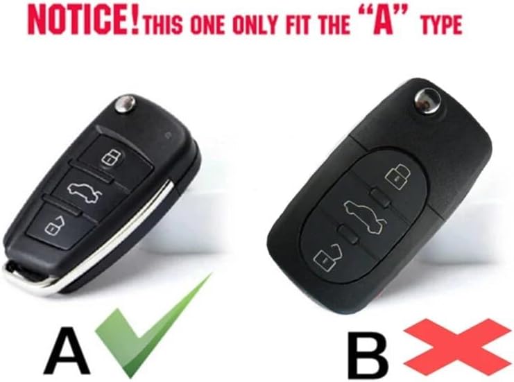 QASULER Silicone Car Key Fob Cover for Audi - Image 2