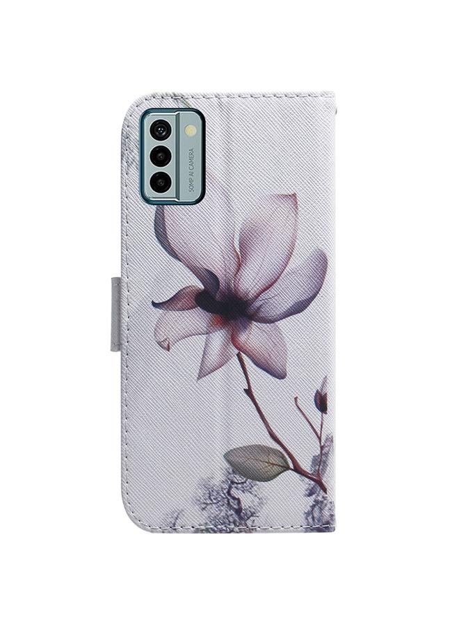 اس-توب جراب هاتف Nokia G22 من الجلد القابل للطي برسومات ملونة - Image 3