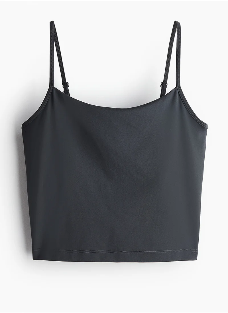 H&M Drymove Cropped Sports Vest Top