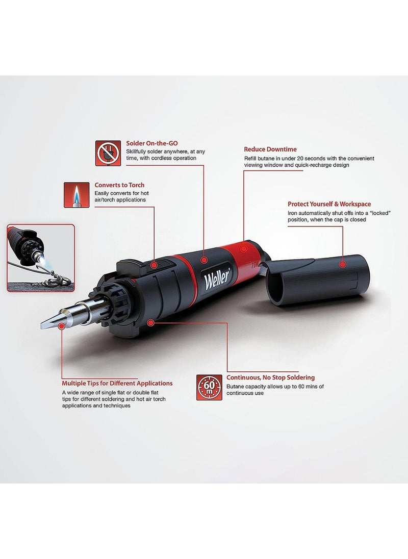 WLBU75 Cordless Butane Gas Pen Soldering Iron 25-75WATT 580°C - pzsku/ZFB1FD2F15E24EC413698Z/45/_/1737203267/68447a12-3ca6-4260-bc9e-3374dc63f5a2