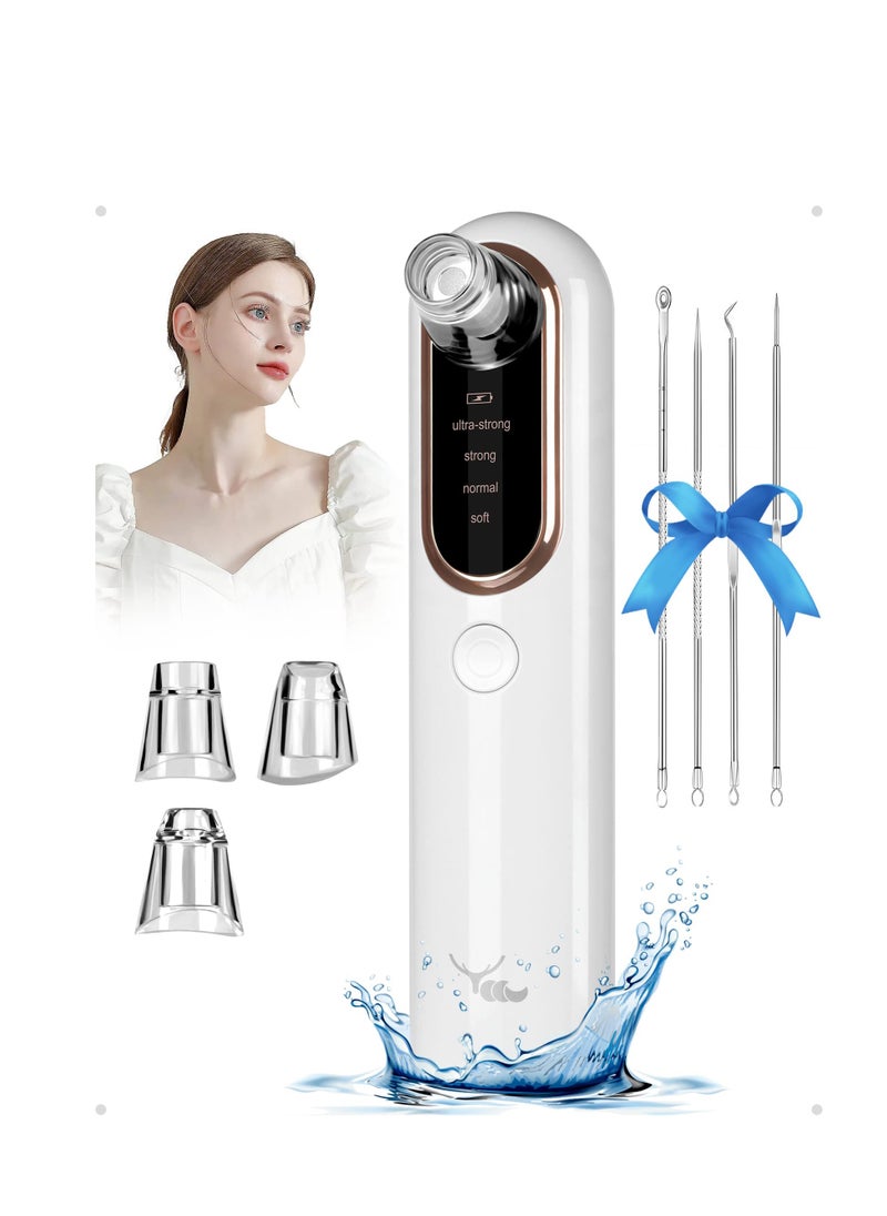 SYOSI Blackhead Remover Vacuum,Gentle and Effective Pore Cleanser spot pimple,Rechargeable Blackhead Sucker,Acne Comedone and Whitehead Extractor Tool,Upgraded Electric Facial Cleansing Beauty Tool  - Image 1