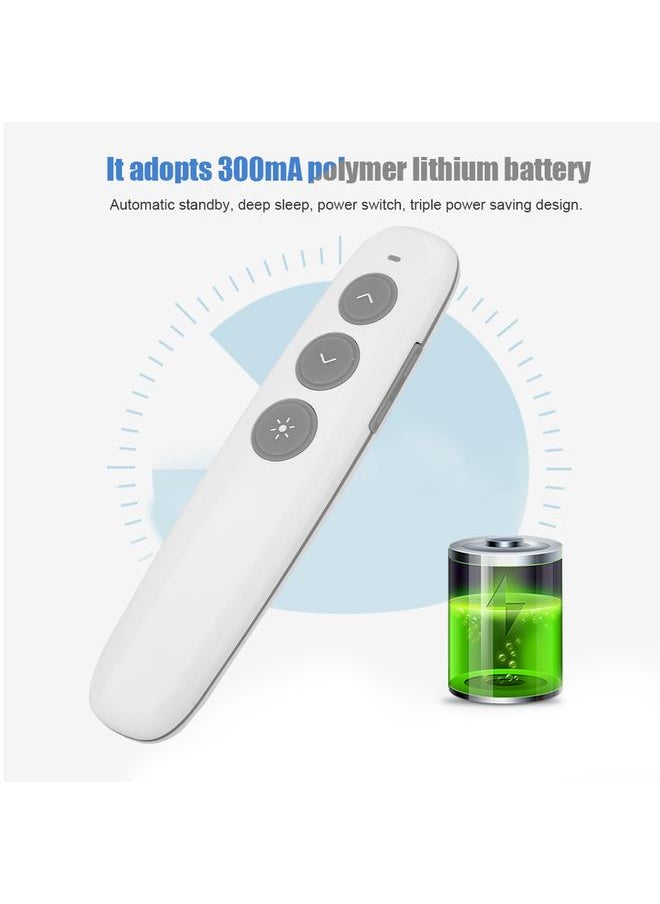 DSIT007 3.6V-4.2V Flip Pen Laser Remote Control Pen Laser Pointer Micro USB Interface 300mA