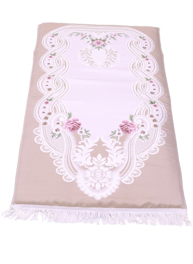 سمارت هوم سجادة صلاه كبيرة مبطنة/شرشف صلاة بحشوة داخلية عازلة 110*70*3 سم  - Image 1