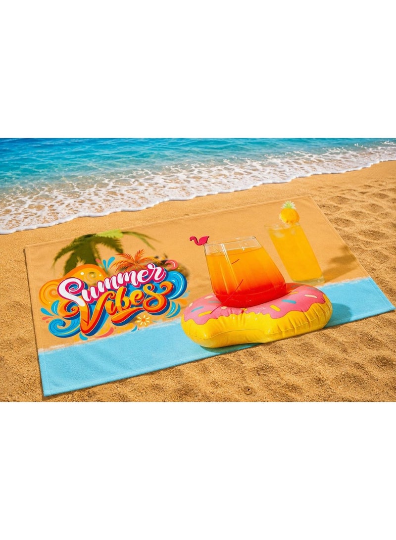 Microfiber Quick Dry Beach Blanket, Towel, Suitable For Swimming,Travel, Camping,Yoga Mat Outings Summer Beach Essentials - Image 4