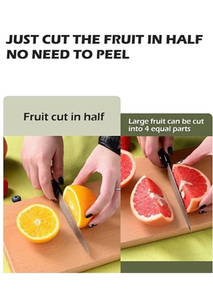 ELTRAZONE Portable Blender Electric Citrus Juicer Rechargeable Hands-Free Masticating Orange Juicer Lemon Squeezer with USB Travel Cup for Gym Car Office On The Go - Image 5